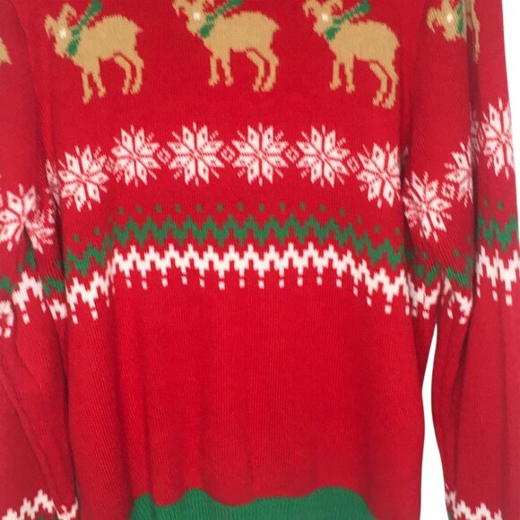 Jolly Sweaters Sweater Mens 2XL Funny Goat Christmas Pullover Novelty Holiday - Picture 7 of 15
